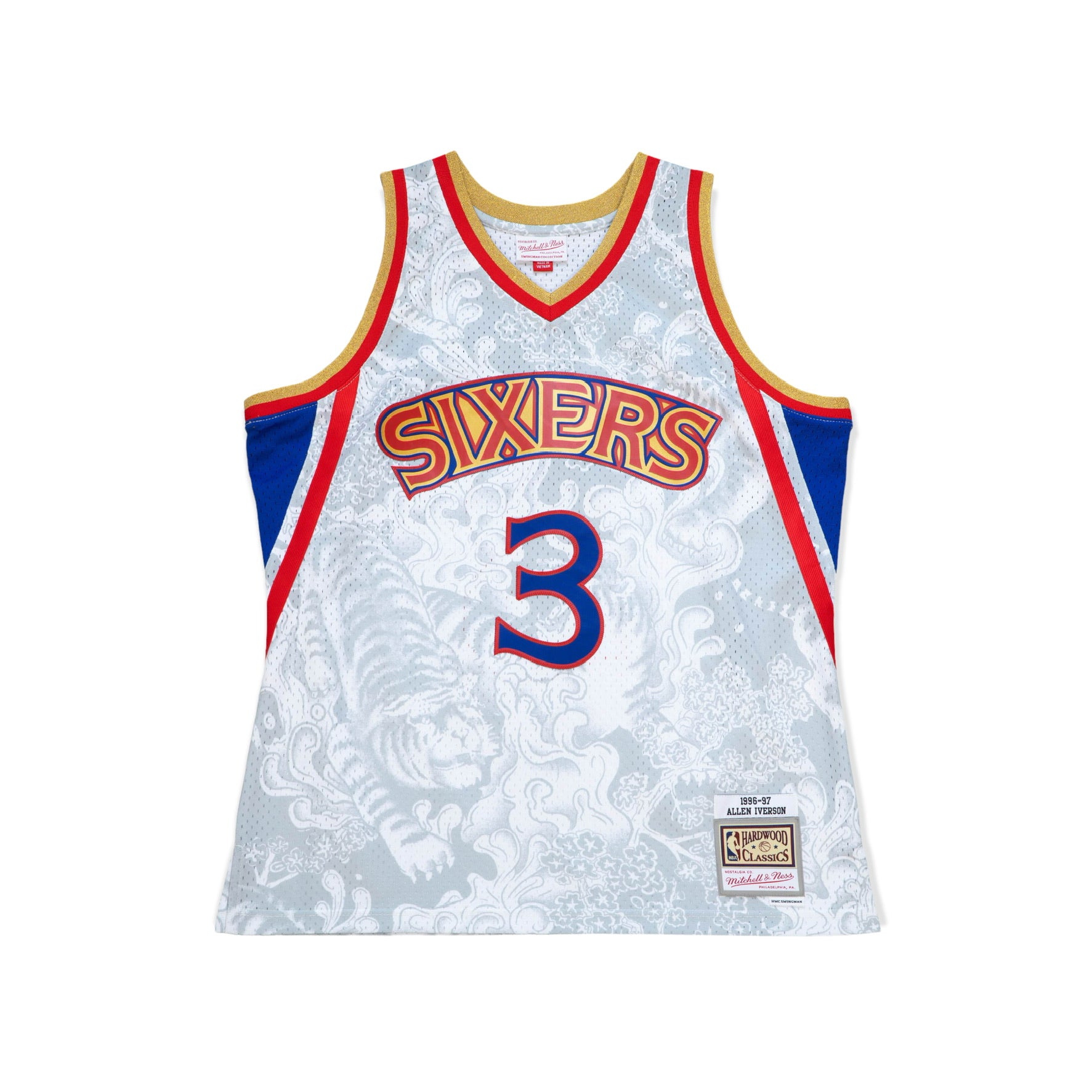 MITCHELL & NESS: 76ers Iverson 4.0 Swingman Jersey